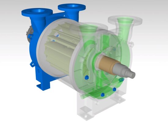 Liquid,Ring,Vacuum,Pump,3d,Illustration Liquid,Ring,Vacuum,Pump,3d,Illustration